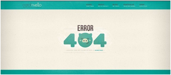 獨特的404頁面設計