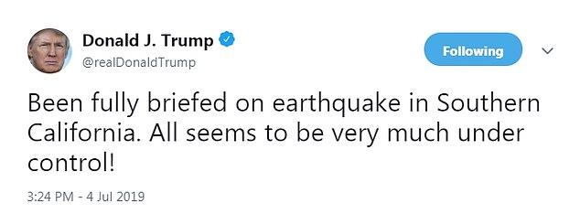 南加州6.4級地震 余震159次有發生更強震的可能