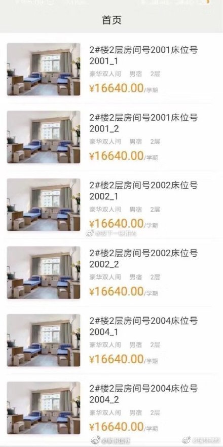 高校天價宿舍 租金1萬6一年不開發票只收現金